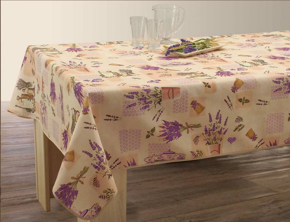 nappe anti tache lavande